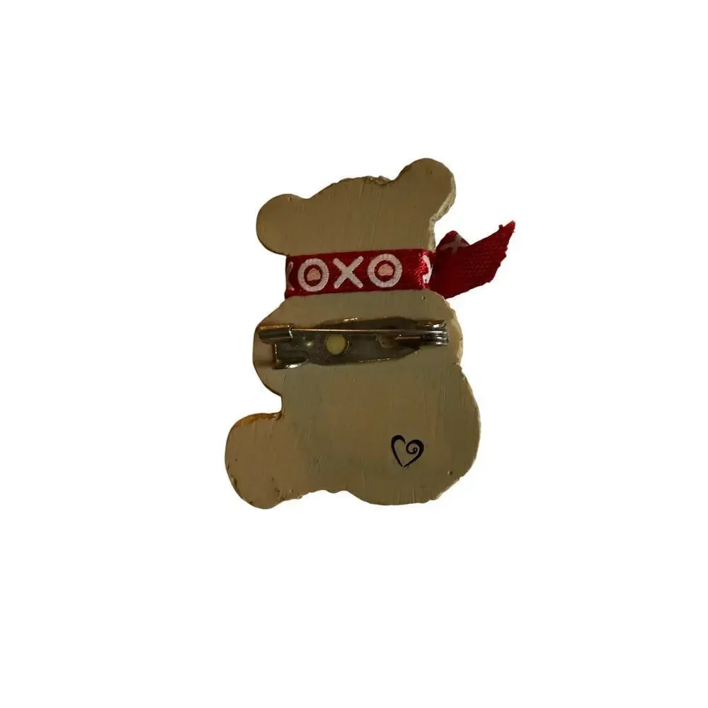 Vintage Ganz Teddy Bear Brooch Pin